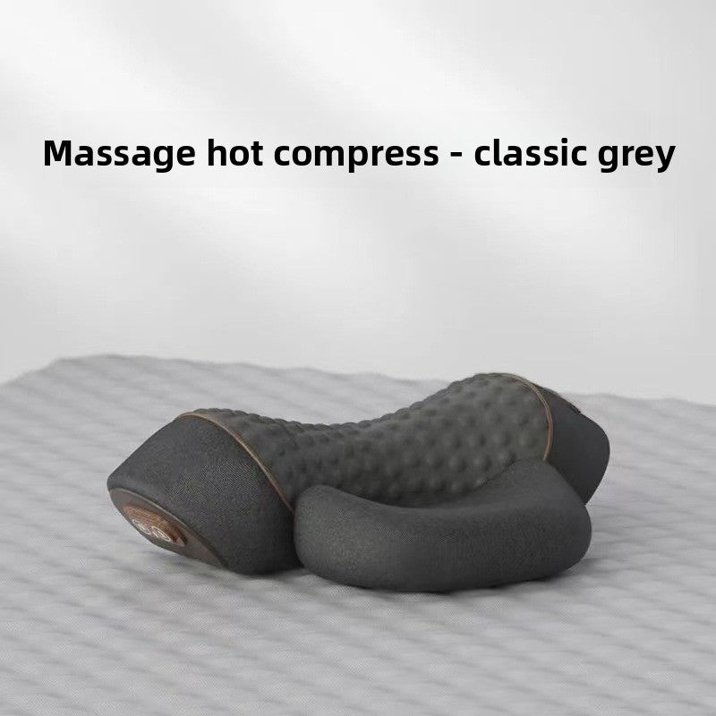 Ergonomic Massage Pillow with Heat Therapy