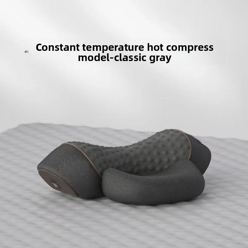 Ergonomic Massage Pillow with Heat Therapy