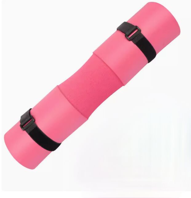 Barbell Bar Sponge Cover Shoulder Pad with Straps