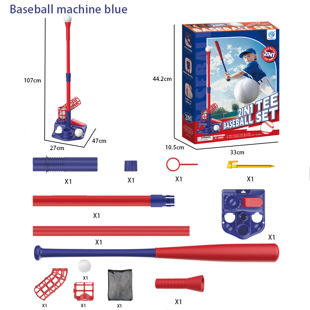 Children's Pedal Baseball Launcher Training Set