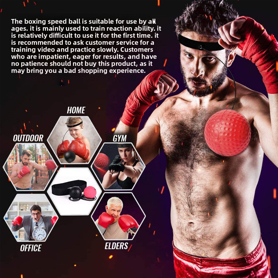Head-mounted Boxing Reaction Ball
