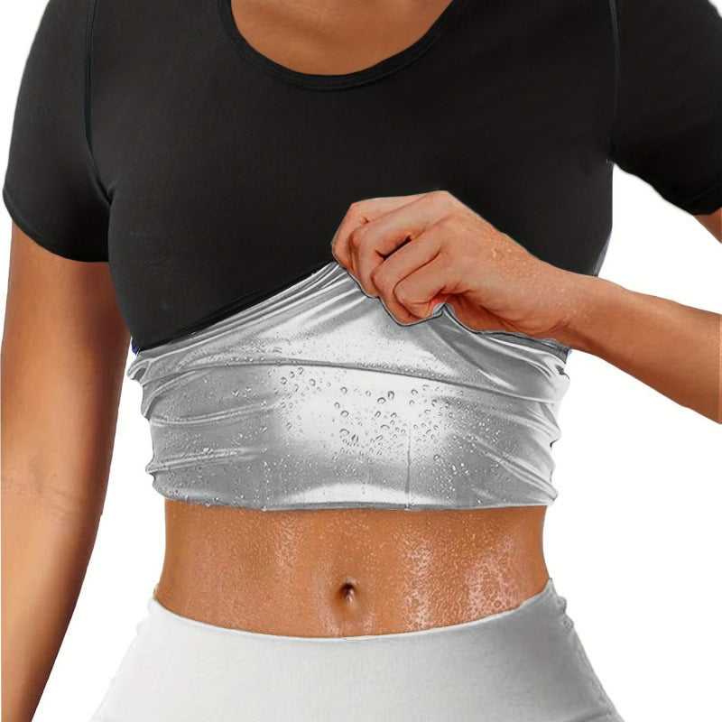 Women's Heat Capture Sauna Shirt for Workouts