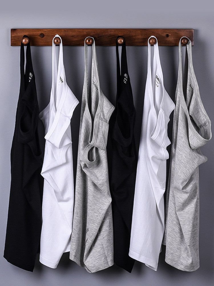 Mens Pure Cotton Fitness Tank Top