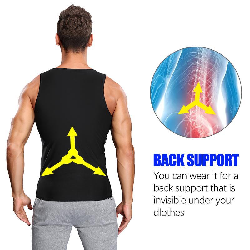 Men's Sauna Heat Trapping Pullover Vest