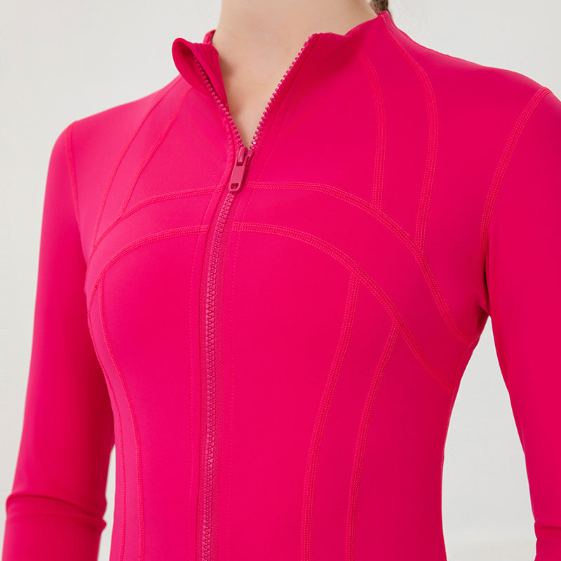 Womens Fitness Running Yoga Jacket