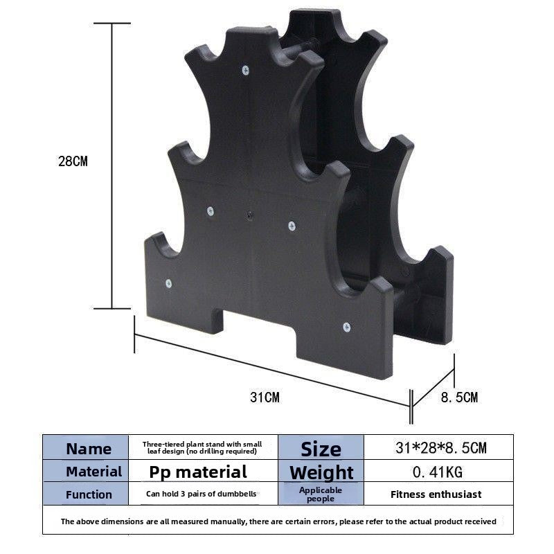 PE Dumbbell Storage Rack for Gym