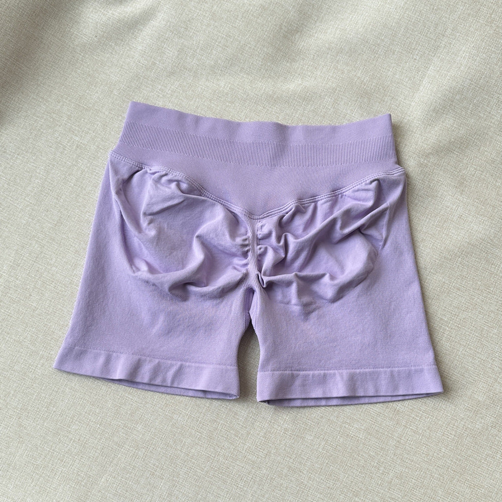 Womens High Waisted Yoga Fitness Shorts