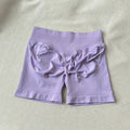 Womens High Waisted Yoga Fitness Shorts