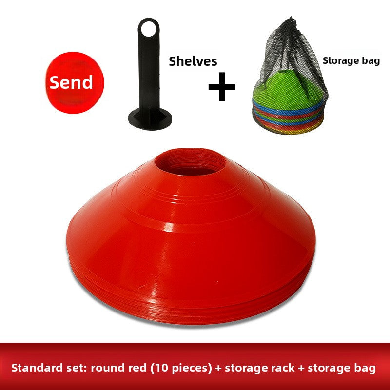 Sign Plate Obstacle Ball Holder Logo Sign Butterfly Pier Pad Pile Roadblock Football Training Equipment Digital Sign Plate