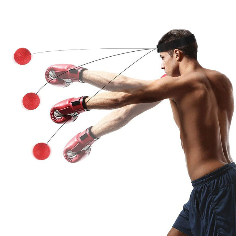 Head-mounted Boxing Reaction Ball