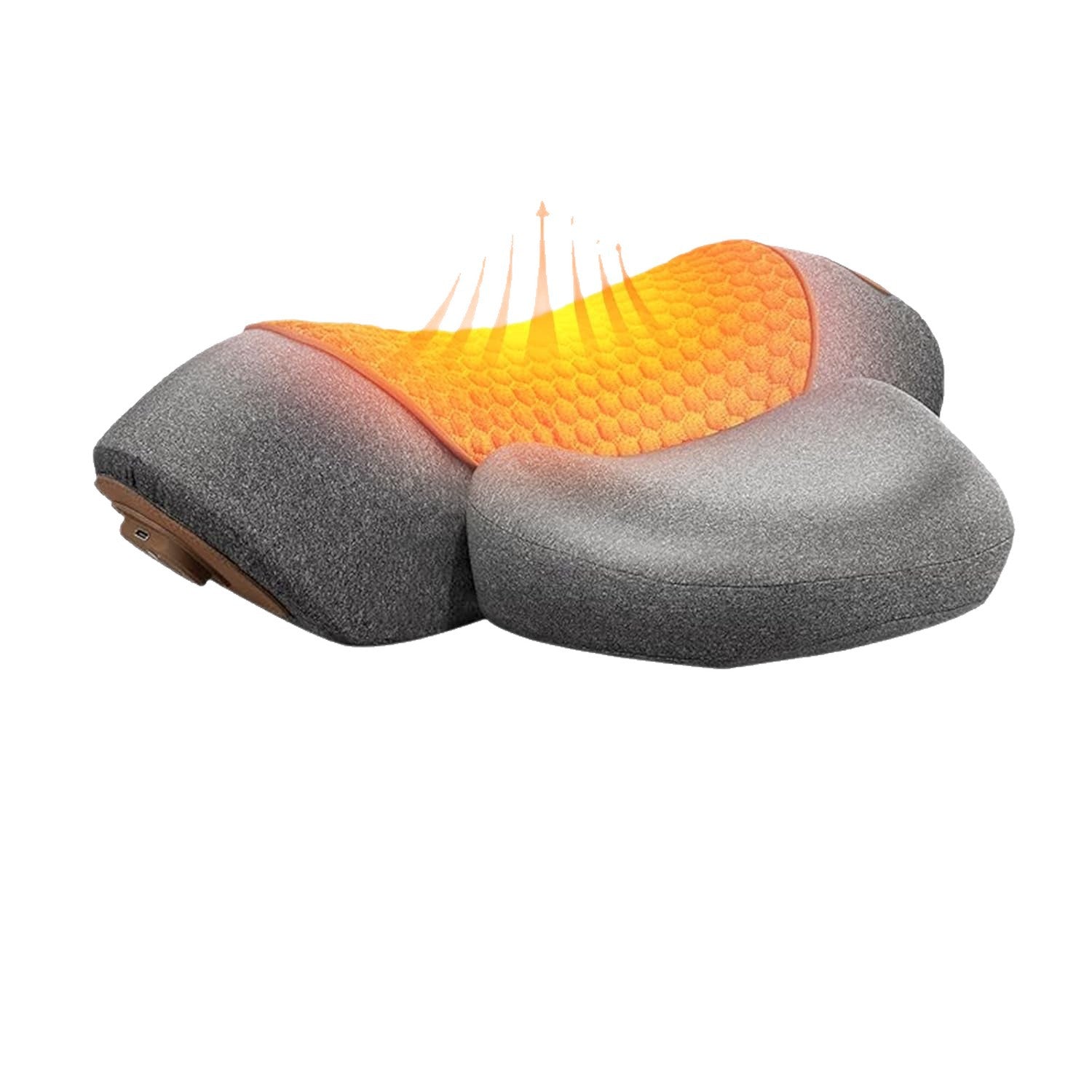 Ergonomic Massage Pillow with Heat Therapy
