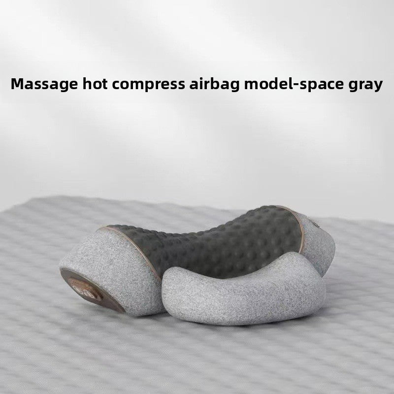 Ergonomic Massage Pillow with Heat Therapy