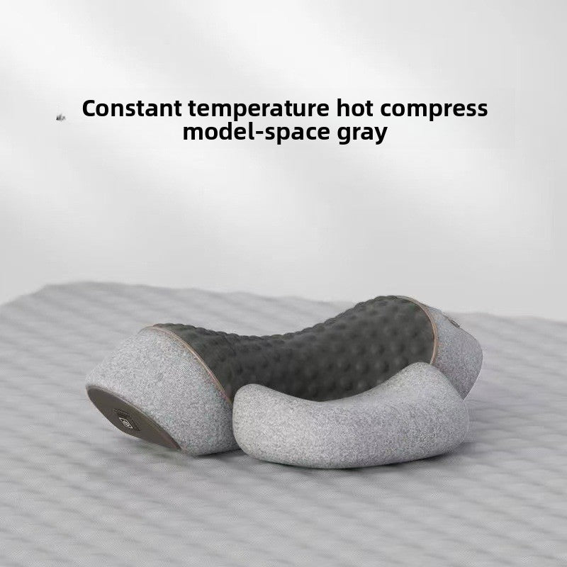 Ergonomic Massage Pillow with Heat Therapy