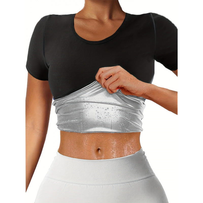Women's Heat Capture Sauna Shirt for Workouts