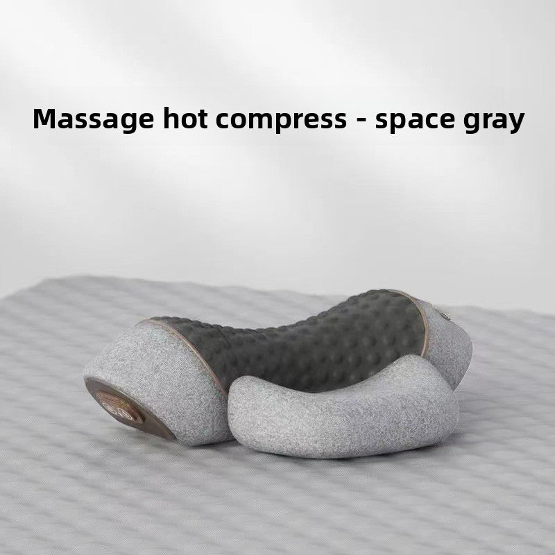 Ergonomic Massage Pillow with Heat Therapy