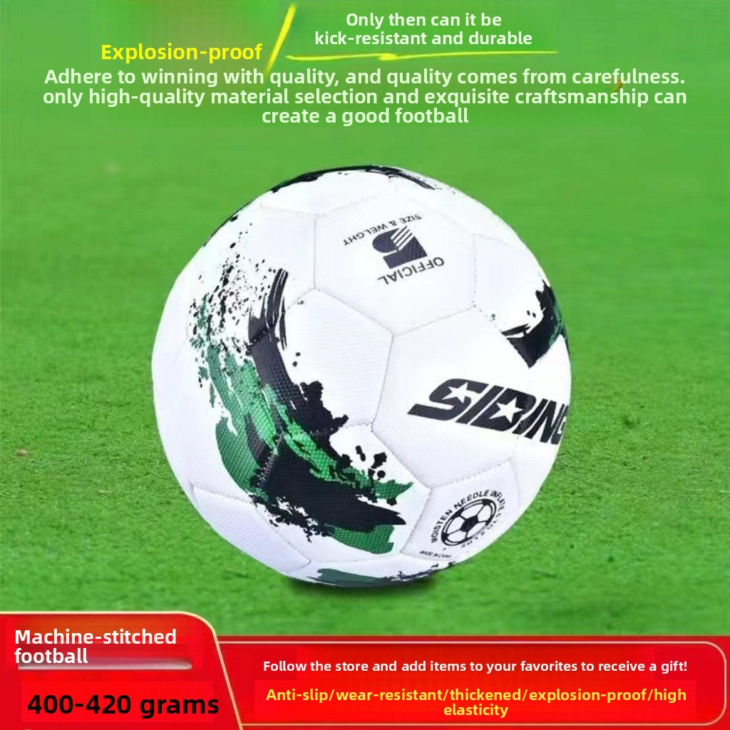 No 5 Machine Sewn Football for Youth Sports