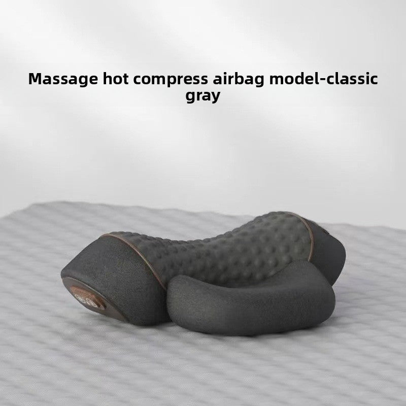 Ergonomic Massage Pillow with Heat Therapy